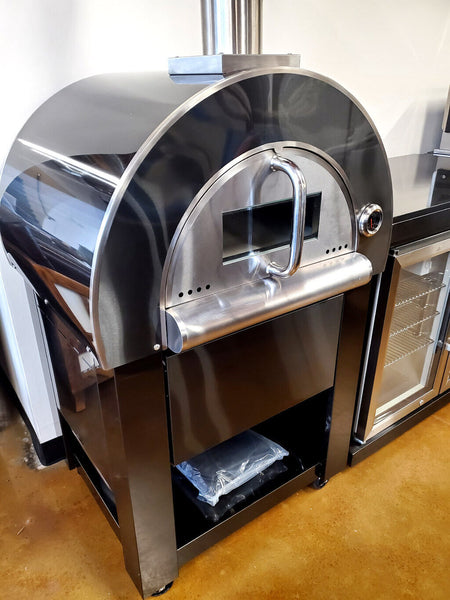 Grill King Gas Pizza Oven Outdoor In Black Stainless Steel Pizza Bread Oven BBQ Grill