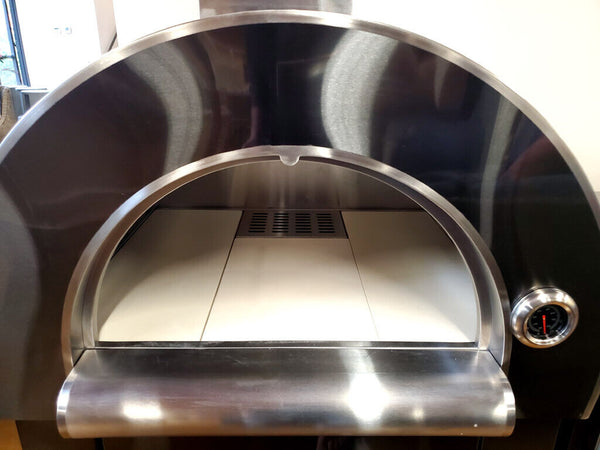Grill King Gas Pizza Oven Outdoor In Black Stainless Steel Pizza Bread Oven BBQ Grill